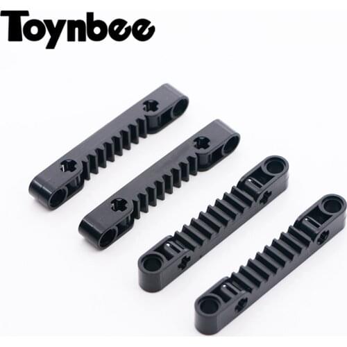 Gear Rack Building Blocks 1x7 AXLE and PIN HOLE Wholesale Technical Parts MOC Bulk Bricks Educational Toy Compatible 87761