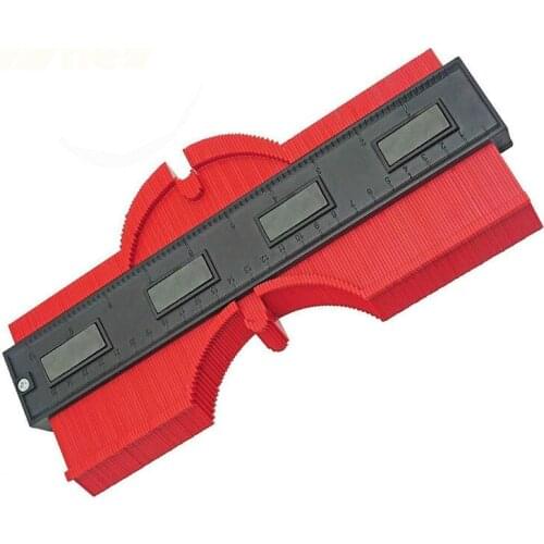 Contour Gauge Plastic Profile Gauge Multifunctional Shape Duplicator Edge Shaping Measure Ruler for Professional Precise