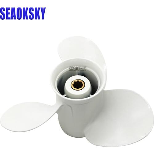 9 1/4X10-J Boat Outboard Propeller for Yamaha 9.9HP 15HP Outboard Motor 63V-45952-00-EL