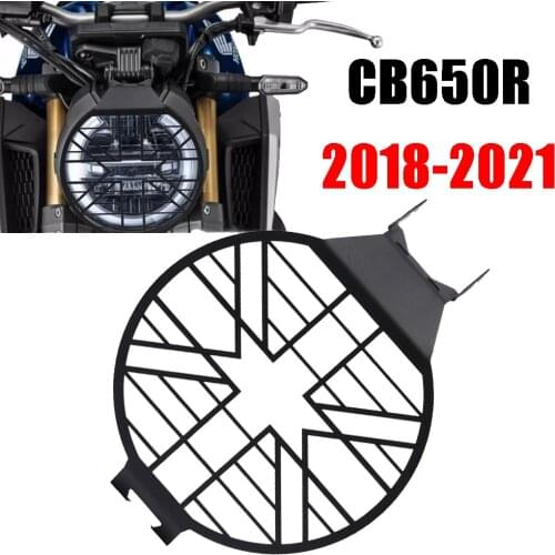 For HONDA CB 650R CB 650 R CB650 R CB650R 2018 2019 2020 2021 Motorcycle Headlight Protector Retro Grille Guard Light Lamp Cover