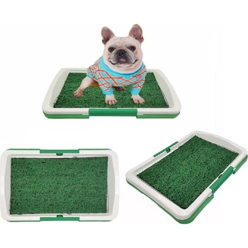 Pet Potty Dog Grass Pee Potty Pad Artificial Grass For Dogs Potty Portable Potty Grass Training Mat For Cats Small Dogs