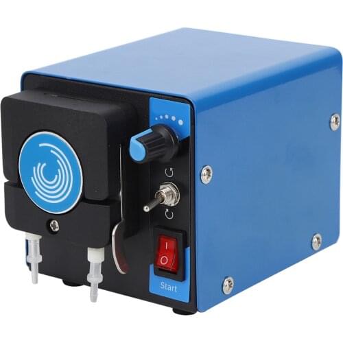 Peristaltic Liquid Pump Large Flowing Adjustable with Stepper Motor US Plug 100-240VAC Water Pump