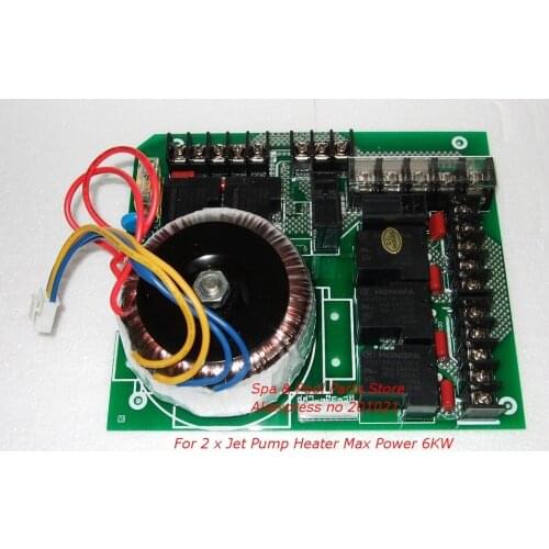 High Voltage Board for 2 x Pump & Max 6KW heater Key board of ETHNK SPA CONTROL PACK - Main Relay Power Board TCP8-2, TCP8-3