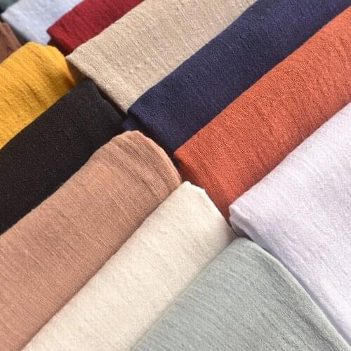 Zen Dresses, Robe Garments, Handwashing, Slub, Pure Cotton, Ramie, Cloth, Soft Sand Washing Fabrics