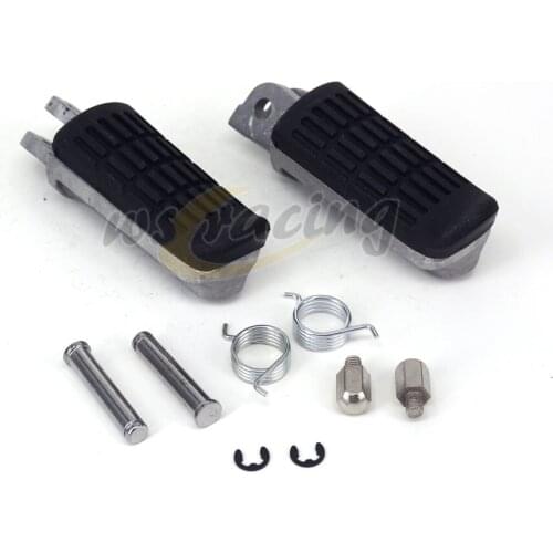Motorcycle Footrest Front Foot Pegs For HONDA VTR1000 VFR800 XL1000V CBR1100XX CB1100 CB250F CBR600 F2 F3 NT400 NT650