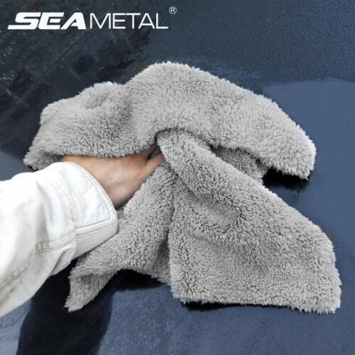Microfiber Towel Car Wash Towels Auto Detialing Clean Cloth Washing Drying Towels Strong Thick Plush Fiber Car Wash Accessories