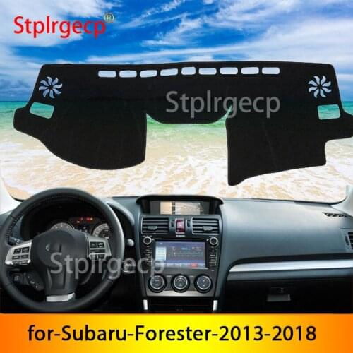 For Subaru Forester 2013-2018 Anti Slip Mat Dashboard Cover Pad Sunshade Dashmat Car Accessories 2017 2016 2015 2014