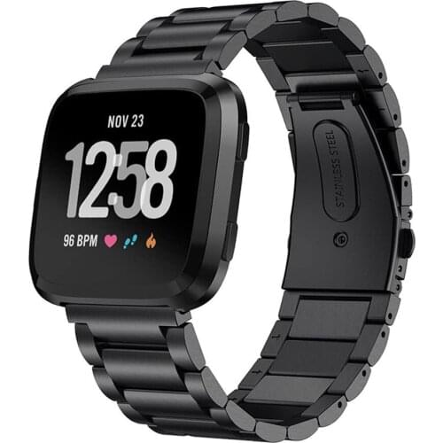 Stainless Steel strap for Fitbit Versa/Lite/Versa2 Smart watch replacment band 316L Metal Belt Bracelet Fitbit Versa 2 band