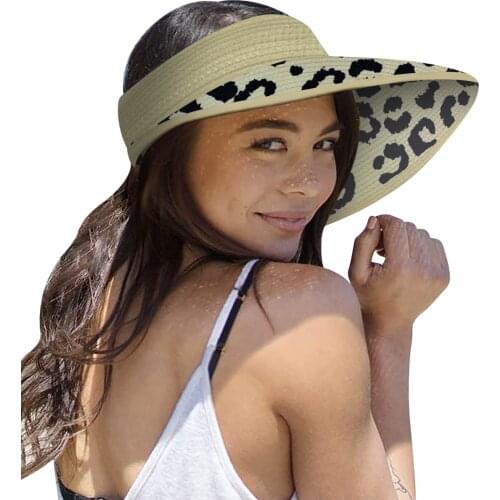 1pcs Casual Hat Ladies Printed Bowknot Sunshade Straw Hat New Fashion Design Straw Cap Sun Protection 2021 New