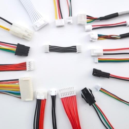 SUH 0.8mm SH 1.0mm JST 1.25mm ZH 1.5mm PH 2.0mm XH 2.54mm Female & Male Cable Customer Design DIY ELECTRONIC CABLE