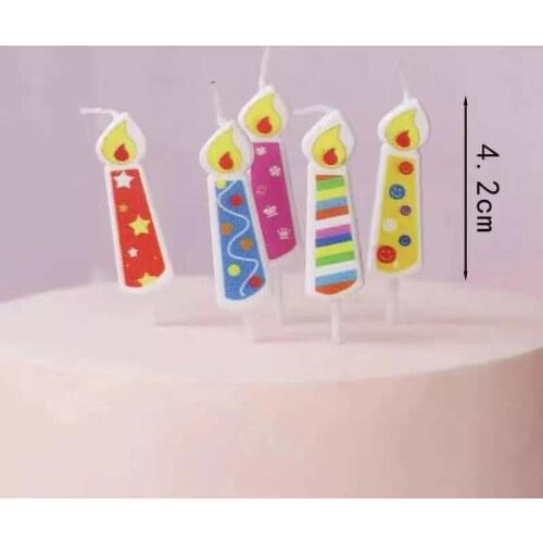 Happy Birthday Cake Topper Decoration Birthday Candle Kids Boy Cake Decoration Party Supply Cartoon Candles Style