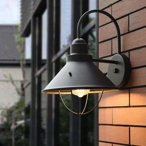Outdoor Garden Lights & Lighting Wall Lamp Balcony Park Outdoor Wall Lamp Exterior Wall Light Courtyard Lamp Black Light