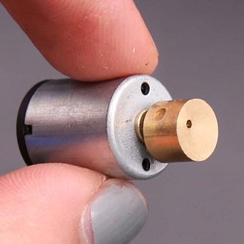 1215 Miniature DC 1.5-3V Cylindrical Vibration Motor with brass Eccentric wheel head gear 5*7mm Micro Vibrating Vibrator Motor