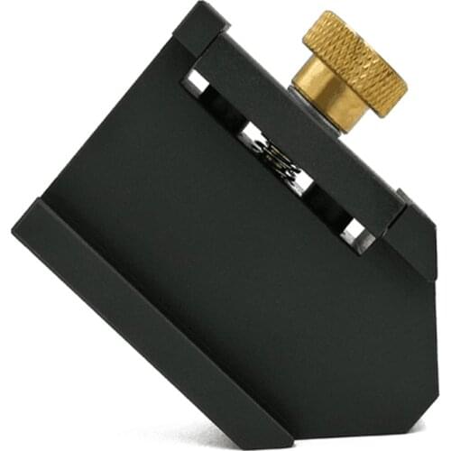 Angle Scriber Steel Ruler Positioning Block Woodworking Line Scriber Gauge Aluminum Alloy For Carpentry DIY Measuring Tools