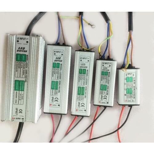 5pcs LED Floodlight Driver Outdoor Waterproof 10W 20W 30W 50W 100W DC 30V-36V LED Power Supply Adapter lighting Transformer IP65