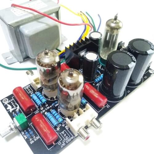 6N3 tube 6Z4 tube rectifier SRPP line tube preamp with transformer