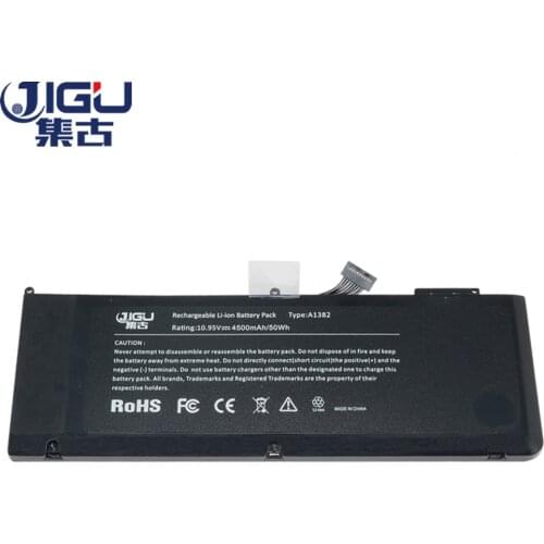 JIGU Battery A1382 020-7134-A 661-5844 For MacBook Pro 15" A1286 2011 2012 Model