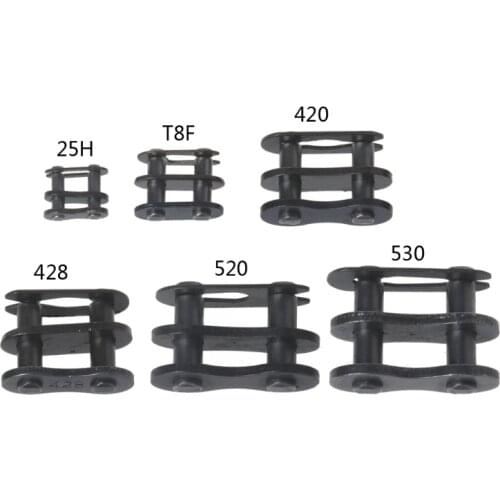 Motorcycle Chain Buckle Ring Link 25H# T8F# 420# 428# 520# 530