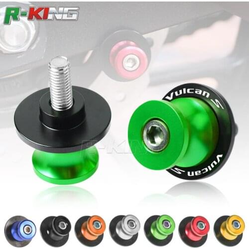 For Kawasaki VULCAN/S 650cc VULCAN S 650 cc 2015 2016 Motorcycle CNC Aluminum Swingarm Spools slider 10mm stand Screws