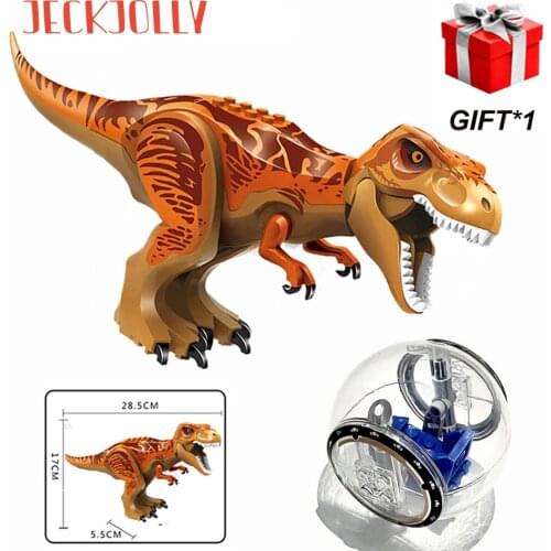 Large Dinosaurs Building Blocks Jurassic Dino World Park Tyrannosaurus Rex Wyvern for Kids Christmas Gifts Boys Bricks Toys