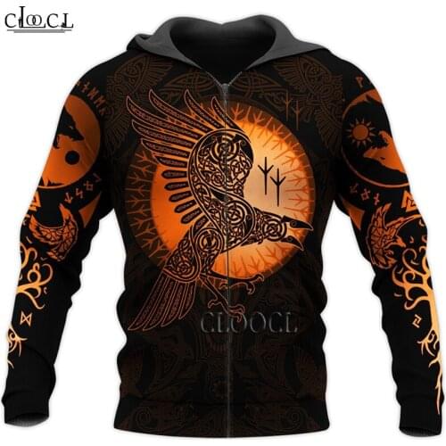HX Beautiful Viking Tattoo 3D All Over Printed Unisex Hoodie Men Sweatshirt Zip Pullover Casual Jacket Tracksuit Drop Shipping