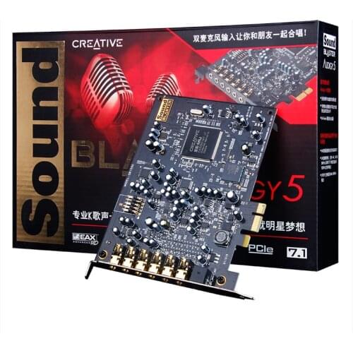 Creative/Innovation A5 Audigy 5 Built-in 7.1 Network Karaoke Desktop PCIE Independent Sound Card