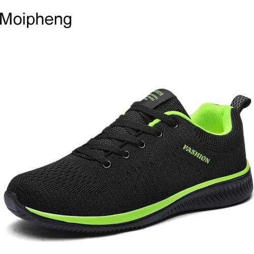 Moipheng Mesh Women Casual Shoes Lace-up Men Shoes Lightweight Plus Size Breathable Walking Sneakers Tenis Feminino Zapatos Flat