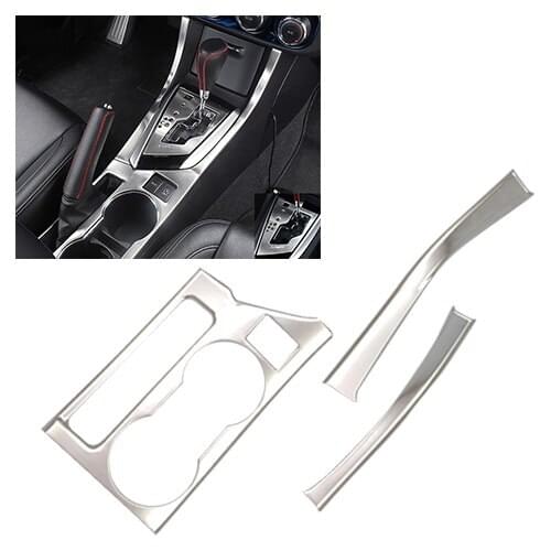 1 Set Car LHD Water Cup Cover Gear Shift Side Panel Trim Center Fit for Toyota Corolla 2014 2015 2016 2017 2018