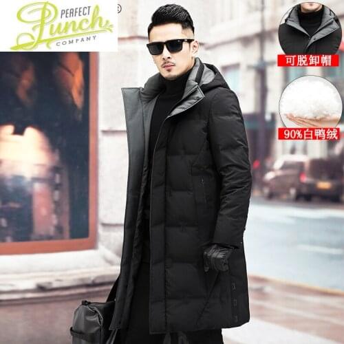 Clothing Men Winter Down Jacket Mens Clothes Thick Mens Jackets 6XL 7XL 8XL Coat Long Parkas Male Ropa Hombre LXR426