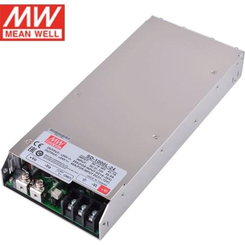 MEAN WELL SD-1000L-24 Input 19~72V DC to 24V DC 40A DC-DC Converter Switching Power Supply 24V 960W Converter Transformer SMPS