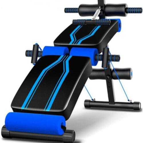 Multipurpose supine board Abdominal crunch board Fitness Push-Up Board Adjustable Sit Up Board with waist foam