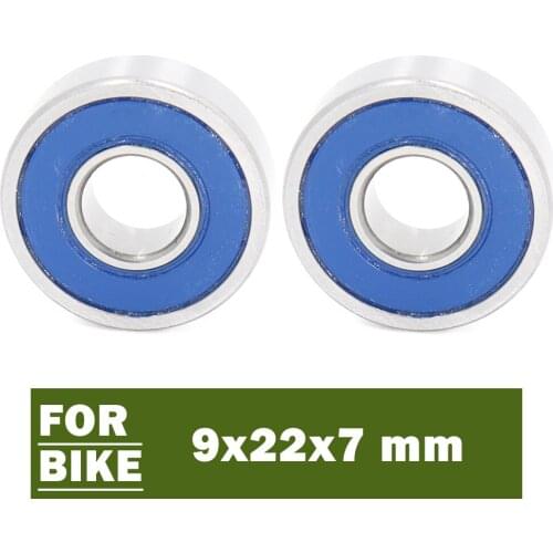 MR2297-2RSV Bearing 9*22*7 mm ( 2 PCS ) ABEC-3 608/9 RSV Bicycle Hub Front Rear Hubs Wheel 9 22 7 Balls Bearings