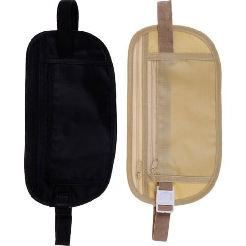 2Colors Invisible Travel Waist Packs Waist Pouch Hidden Security Wallet Gifts For Passport Money Belt Bag