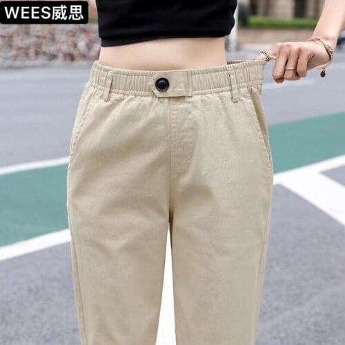 Spring, Summer, Autumn New Style Casual Pants Womens Korean-Style Loose Slimming All-match Harem Pants Fat mm