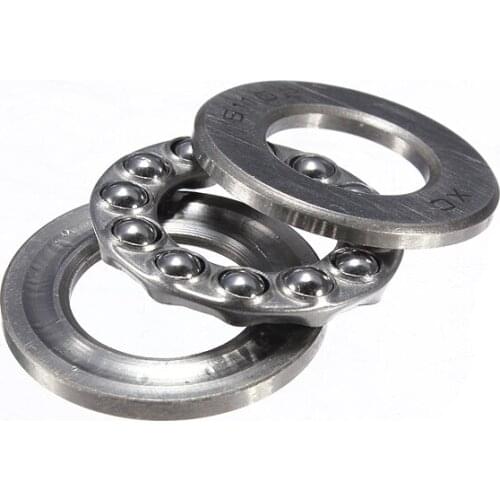 Pratical Miniature Thrust Bearings Metal Sealed Shielded 3 Parts Roll Axial Ball Thrust Bearing 51100 15 x 28 x 9mm