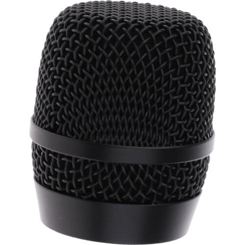 Durable Steel Mesh Microphone Replacement Grill Ball Head Mic Accessory