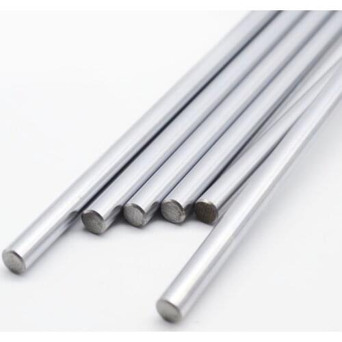 2pcs High Accuracy 10mm Linear Rail Cylinder Shaft Optical Axis Smooth Rod 100/200/300/400/500mm Length For 3d printer CNC Parts