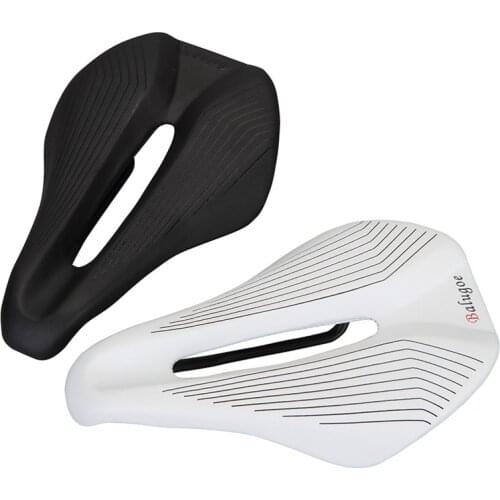 Bicycle seat MTB Road Bike Saddles fighter PU Ultralight Breathable Comfortable Seat Cushion Bike Racing Saddle Components