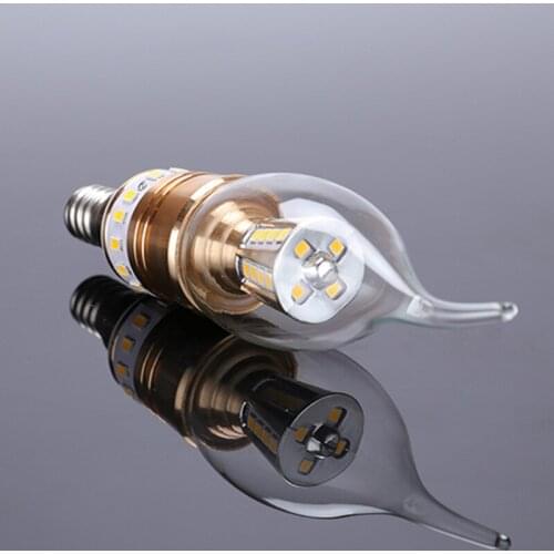 Super Bright UP And Down Light-Emitting Umbrella Bulb AC175-265V 10W 12W E14 LED Candle Bulb Warm Cold White Light Home Lighting