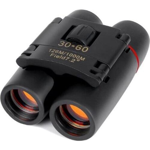 Zoom Telescope 30x60 Folding Telescope with Low Light Night Vision for Outdoor Bird Watching Travel Hunting Camping 1000m