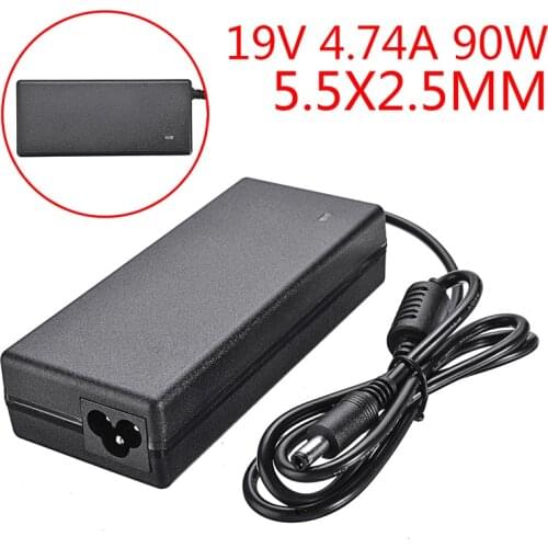19V 4.74A Universal Computer Adapters Black 90W AC Adapter Power Supply Charger Suitable For Toshiba ASUS Laptop