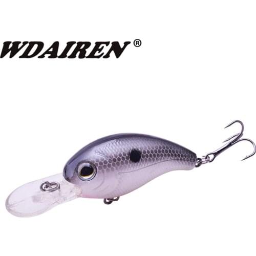WDAIREN Floating high quality Crankbait Fishing Lures 9.8g/75mm Lifelike Wobblers With 6# BKK Hooks peche isca artificial WD-509