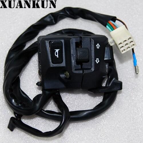 XUANKUN Motorcycle Parts Speakers Turn Lights Left Hand Switch Assembly CFMOTO