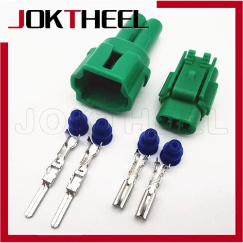 1-20sets Sumitomo green 2 Pin Way Male Female automotive Tail Light Socket Fog Lamp Connector Plug For Car Toyota BYD 6180-2591