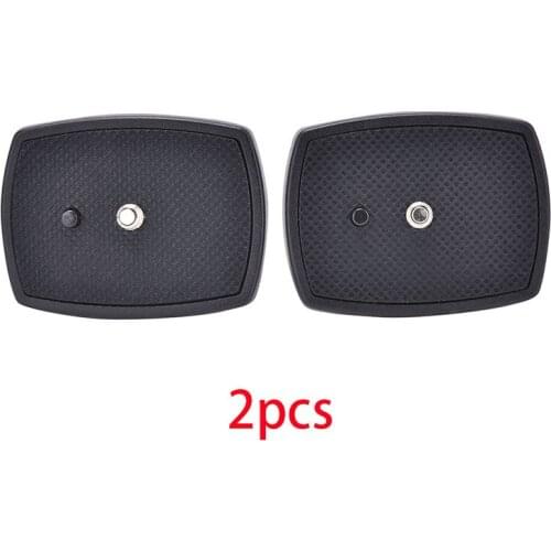 2pcs Universal Tripod Quick Release Plate Screw Adapter Mount Head DSLR camera