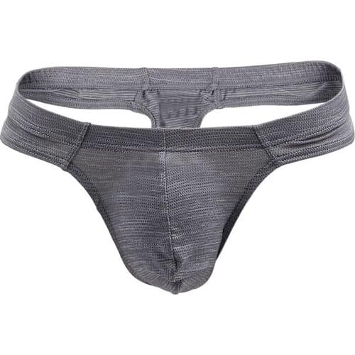 2019 Sexy Mens gay Underwear Breathable Personal Briefs Bikini G-string Thong Jocks Tanga Underpants Man Shorts Exotic T-back