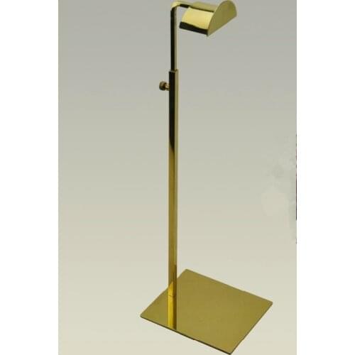 Hot sale high quality gold Handbag holder Display Rack adjustable Women Bag hair hat wig Display Stand 5pcs