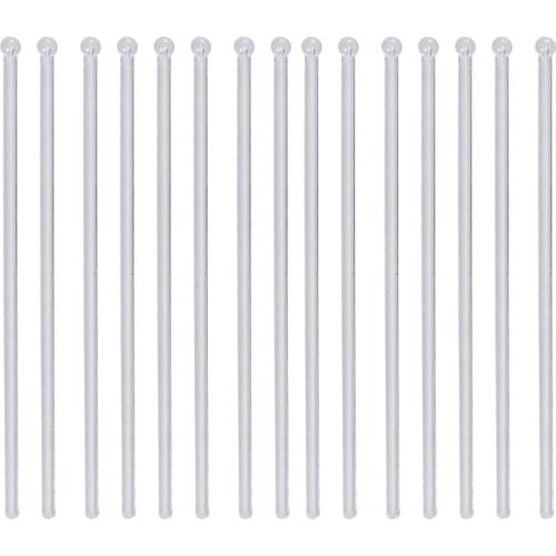 50/100/150Pcs Transparent Cocktail Drink Bar Muddler Round Head Stirring Mixing sticks Ladle Stirrer Swizzle Stick