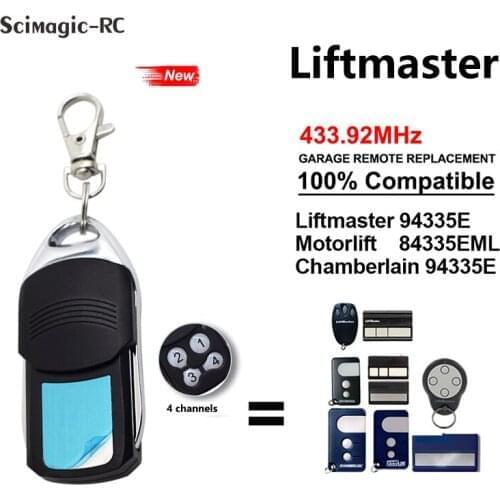 Chamberlain Liftmaster Motorlift 94335E Replacement Remote Control 1A5639-7 Liftmaster 94335E Garage Door Opener Rolling code