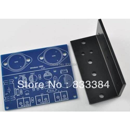 Free shipping New 2pc Heat Sink for two channel JLH 1969 A CLASS A amplifier